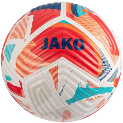 Jako Flow Trainingsbal - Wit / Fluorood / Navy | Maat: 5