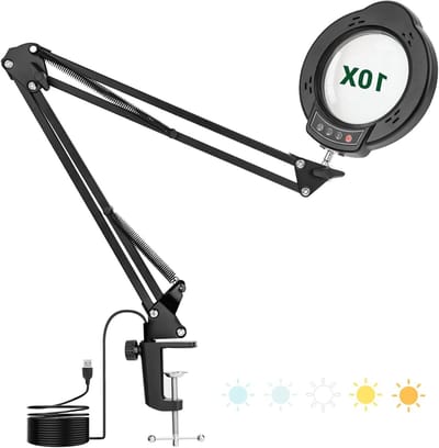 Vergrootglas Met Verlichting - Loeplamp met Led Verlichting - stabiel