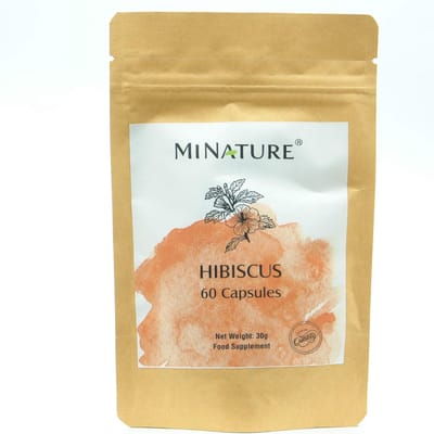 Hibiscus Capsules 60 stuks - 450mg Poeder van Hibiscus Sabdariffa, Roselle per Vegan Capsule - 100% Plantaardig