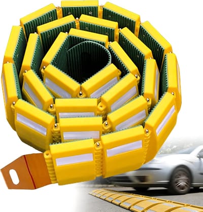 Verkeersdrempel - Oprit Drempel - Verkeersbeheersing - Opvouwbaar Ontwerp - 3.3ft