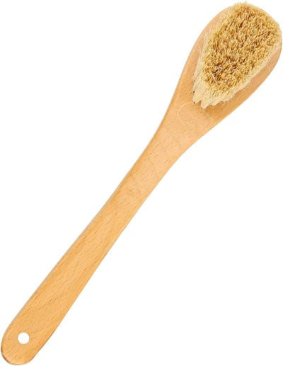 Duurzame Afwasborstel met Sisal Haren voor Milieuvriendelijk Schoonmaken van Borden, Fornuizen en Badkuipen - 25 cm Beukenhouten Schoonmaakborstel