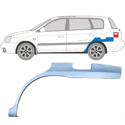 Reparatiepaneel achterspatbord voor Kia Carens 1999-2006 / Links