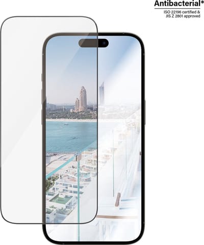 PanzerGlass Anti-Reflective Screen Protector Apple iPhone 14 Pro | Ultra-Wide Fit w. EasyAligner