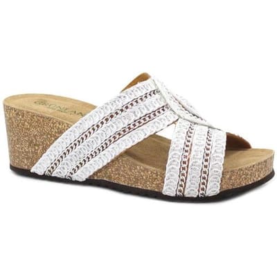 Sandalen met sleehak Grunland GRU-CCC-CB1833-BI