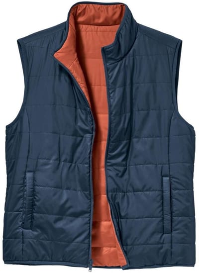 ATLAS FOR MEN - Dubbelzijdige bodywarmer - Heren - Verkrijgbaar in grote maten - L