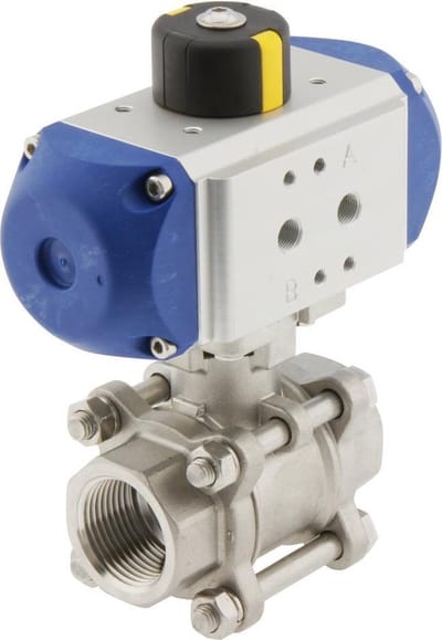 G1/2'' 2-Weg RVS Pneumatische Kogelkraan Veersluitend - BL2SA3 - BL2SA3-012-PC-002