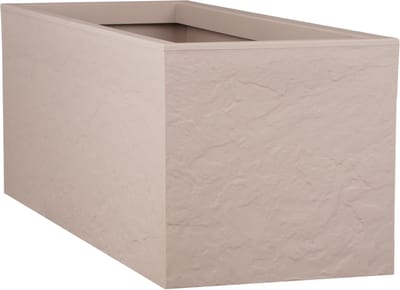 EDA Bloembak Plantenbak 57 liter - 79,5 x 29,5 cm - Hoogte 29,5 cm - Beige