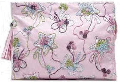 Gillian Jones Embroidery - Toilettas - Roze