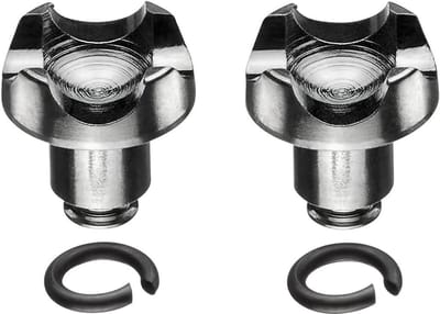 Tang Grip Inzetstukken - Vervangende Onderdelen - Vast Grijpen Klemmen - 360 Graden Roteerbaar - 6.5 mm - Zilver