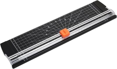 Papier Snijder - Papier Trimmer - DIY Productie - Snijdt 15 Vellen - 36.3x10cm - Zwart