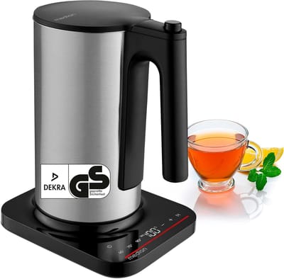 Digitale Waterkoker - Elektrische Ketel - Thee en Babyvoeding - Temperatuur Selectie - 15 Liter - Zilver