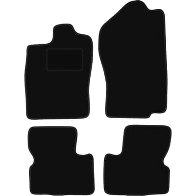 Zwarte veloursmatten voor: Opel Vectra A sedan, liftback, hatchback (1988-1995)