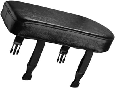 Fiets Achterzitkussen - Fietszadel Kinderen - Comfortabel Fietsen - PU Leer Spons - 31 x 15 x 4 cm - Zwart