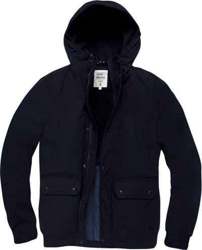 Vintage Industries Ledger parka deep blue M