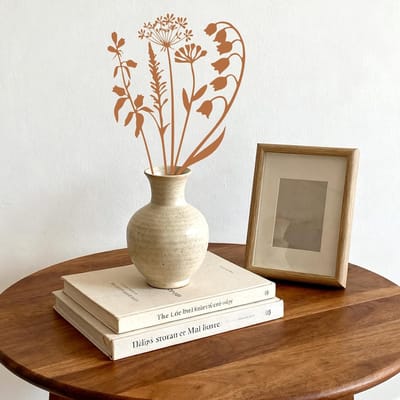 Metalen bloemstokken - Tuindecoratie set - Tuin versieren - Roestige vintage look - 5 stuks - Metaal