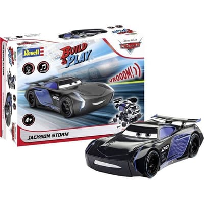 Revell Modelbouwpakket Militaire voertuigen - 06563 First Construction - Jackson Storm - Disney-Cars - Licht en Geluid - voor Kids Plastic - 1:20 - Modelbouw