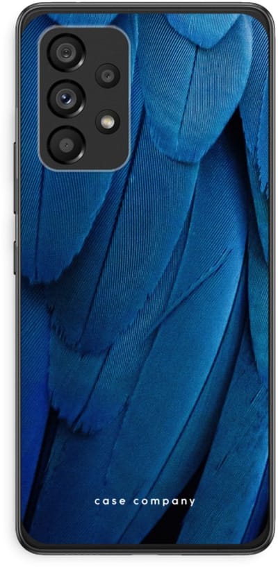 Case Company® - Hoesje geschikt voor Samsung Galaxy A53 5G hoesje - Pauw - Soft Cover Telefoonhoesje - Bescherming aan alle Kanten en Schermrand