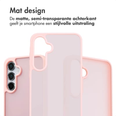 imoshion Hoesje - Geschikt voor Samsung Galaxy A55 (5G) - Color Guard Backcover - Lichtroze