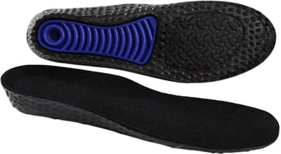 2,5 cm Verhoogde Schoen Inlegzolen – Onzichtbare Gel Inlegzool voor Lichaamslengte Verhoging, Schokabsorptie en Comfort – Extra Hoge Schoenpads voor Mannen en Vrouwen - Maat 35-37