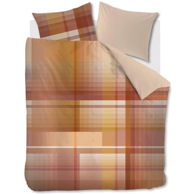 Beddinghouse Jones dekbedovertrek - Lits-Jumeaux - 240x200/220 cm - Steenrood