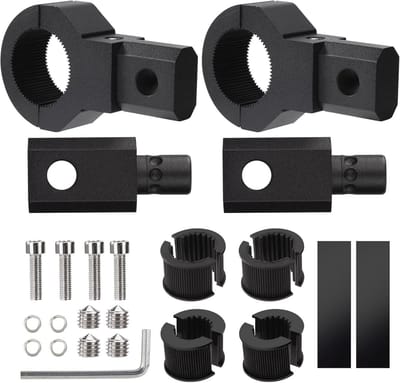 Universele Beugel voor LED Werklamp - 360° Draaibaar - 19-32 mm - Geschikt voor Motorfietsen, Voertuigen en Off-Road