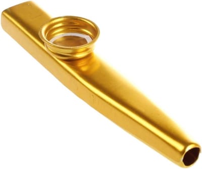 Metalen Mondharmonica - Folk Instrument - Muziek Maken - Eenvoudig Te Gebruiken - 12.5 cm - Goud