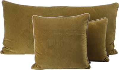 New Delhi kussen fluweel olive 55x110 cm