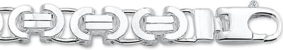 YO&NO - Ketting - Staal - Konings - Lengte 50cm - Dikte 8,5mm - Heren - Dames - Sieraden