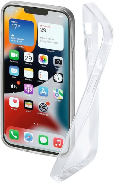 Hama Crystal Clear Cover Hoesje geschikt voor Apple iPhone 13 Pro Max - Flexibel telefoonhoesje - Krasbestendig - Transparant