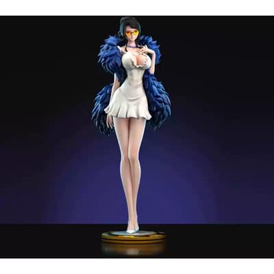 Spot Huang Jincheng Robin Cartoonfiguur Jincheng Serie Nico Robin Figuur Pvc Verzameling Model Beeldje Aangepast Cadeau blue