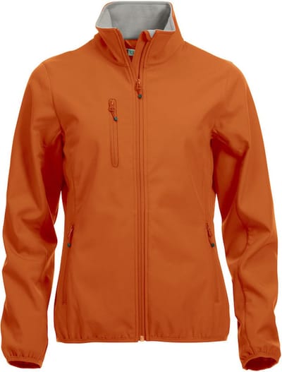 Clique Basic Softshell Jas Dames Dieporanje maat S