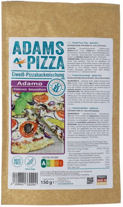 Adams Pizzabodem Adamo 150 gr