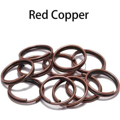 50-200 Stuks Open Splitringen 4 6 8 10 12 Mm Dubbele Lussen Splitringen Ketting Armband Connectoren Voor Diy Sieraden Maken 4mm x 200Pcs black