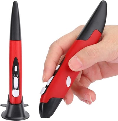 Draadloze Pen Muis - Stylus Muis Computerpen - PC Gebruik Gemak - Ergonomisch Ontwerp Instelbare DPI - 10 Meter Bereik