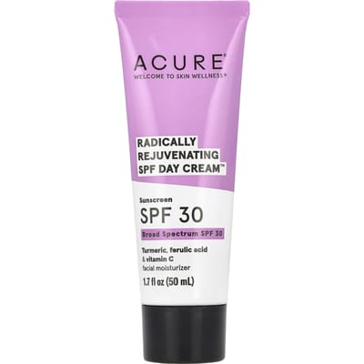 ACURE, Crème de Jour Radically Rejuvenate SPF™, FPS 30, 50 ml(1,7 fl oz) pink