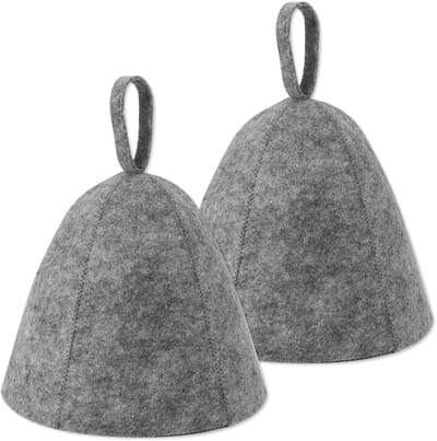 Hoog absorberende sauna hoed, 2 stukken, unisex