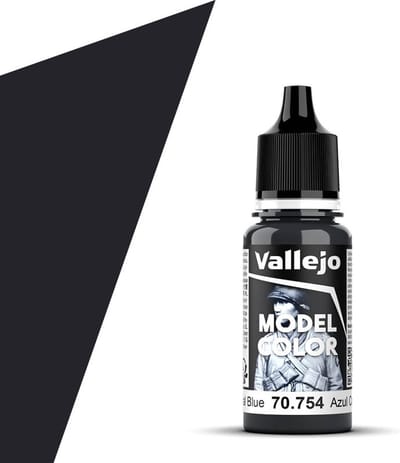 Vallejo Hobbyverf Acrylverf - 70754 Model Color - Continental Blue - Acryl - Verf flesje - 18 ml