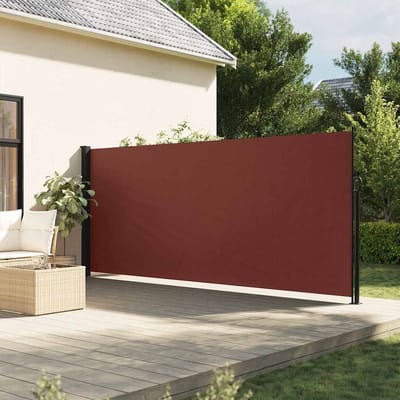 vidaXL - Windscherm - uittrekbaar - 160x500 - cm - bruin