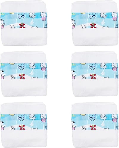 Set van 6 luiers voor poppen