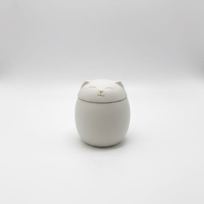 Artic Nimara Poezenurn – Wit – 170ML – Hoogwaardig Keramiek – Handgemaakt – Poezenurn – As Urn – Huisdieren Urn – Urn Kat – Urn Hond – Urn voor Dieren – Urne – Urnen – Huisdieren tot 15 KG