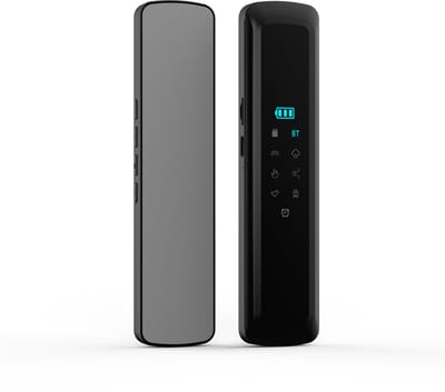 Een kussen met botgeleiding en ingebouwde luidspreker, Bluetooth-witte ruisgenerator voor een betere nachtrust, geschikt voor lichte slapers, reizigers en mediteerders - Zwart