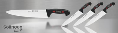 Eikaso Solingen Breed Koksmes 23 cm – Semi Flexibel – Ergonomisch Handvat