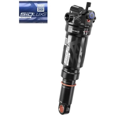 Rockshox Sidluxe Ultimate 3 Positions Remote Outpull Trunnion/standard A2 Schokdemper Zilver 40 mm / 165 mm