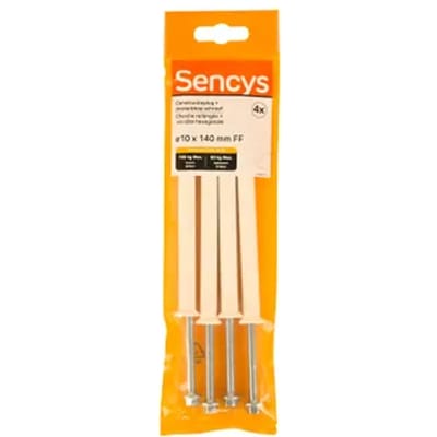 Sencys Frameplug Nylon - Diam. 10x140mm - 4 Stuks