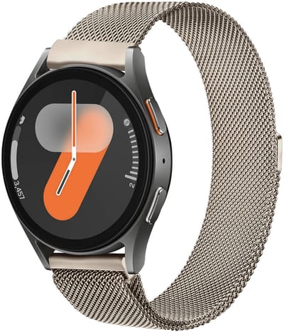 SBG Universeel 22MM Horloge Bandje / Smartwatch Bandje | Milanees Roestvrij Stalen Horlogebandje Magnetisch - Sterrenlicht
