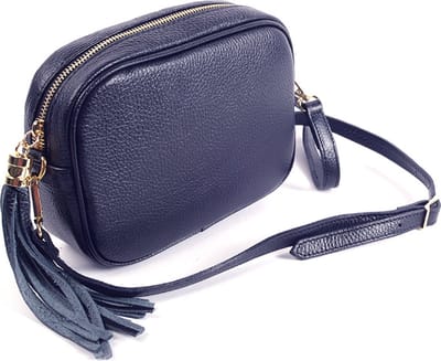 Giuliano schoudertas Navera - Donkerblauw - Dames - Made in Italy