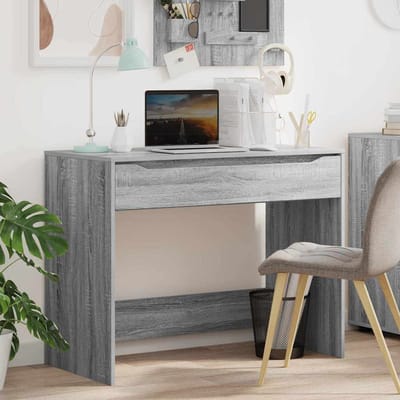 vidaXL - Bureau - Grijze - Sonoma - 100 - x - 50 - x - 78 - cm - Geconstrueerd - hout