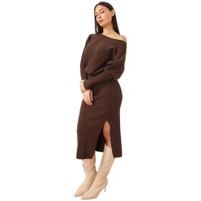 Midi-jurken La Modeuse 77543_P183804