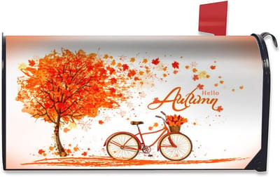 Herfst Esdoorn Brievenbus Cover 18x21 Inch - Magnetische Decoratie voor Buiten