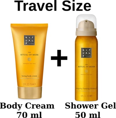 Rituals of Mehr - Travel Duo Set - Body Cream 70 ml + Travel Shower Gel 50 ml